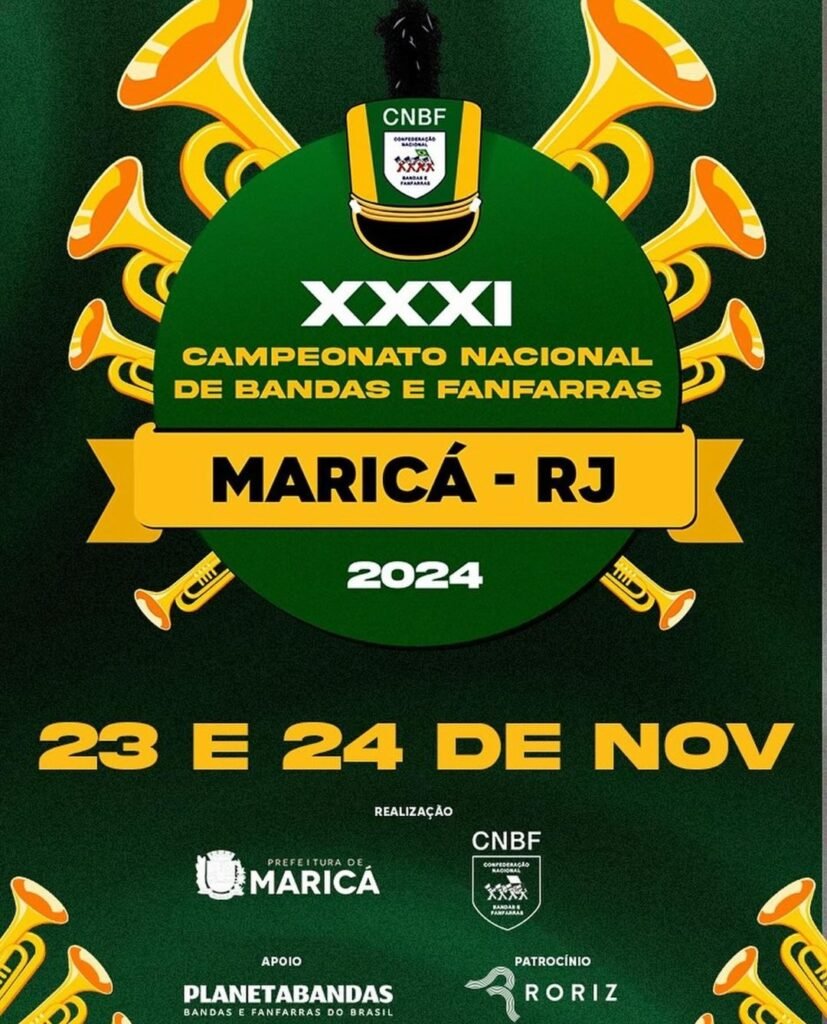 ORDEM DE APRESENTAÇÃO - 23 e 24 de Novembro - Nacional 2024 - Maricá - RJ